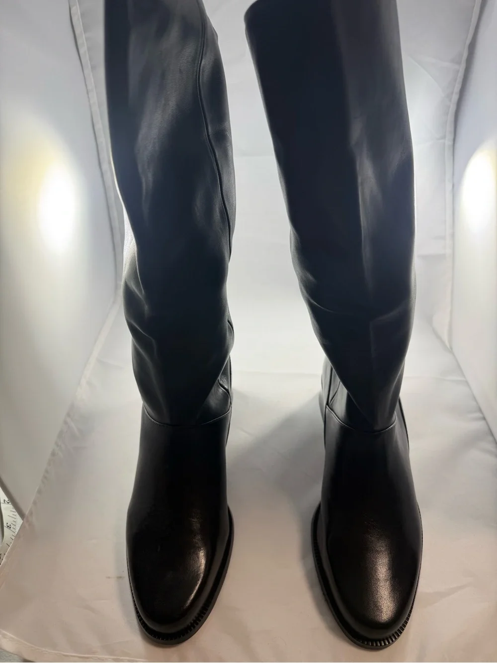 Classic Black Bellow Knee Women's Boots